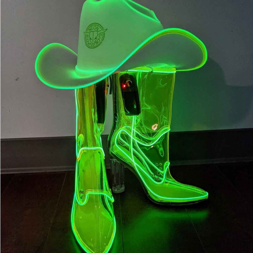 Neon Cowboys Light-Up Cowboy Boots